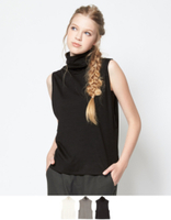 タートルネックカットソートップス【メール便可／45】