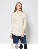 タートルネックニットチュニック