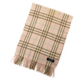 チェックマフラー 141×29cm バーバリーロンドン 44172 BURBERRY LONDON ピンク系 メンズ