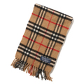 チェックマフラー バーバリーズ 42020 ベージュ系  メンズ ベーシックな英国チェック柄