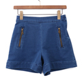 デニムショートパンツ 36 バーバリーブルーレーベル 49850 BURBERRY BLUE LABEL ネイビー系 レディース