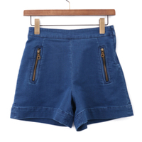 デニムショートパンツ 36 バーバリーブルーレーベル 49850 BURBERRY BLUE LABEL ネイビー系 レディース