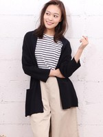 ドロップショルダーカーディガン