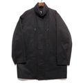 ハイネックジップアップワイドロングコート LL バーバリーロンドン 65277 BURBERRY LONDON ブラック レディース