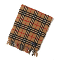 バーバリーズ チェックマフラー 41802 ベージュ系 ウール100％ 伝統的なバーバリーチェックデザイン