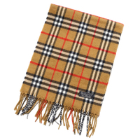 バーバリーズ チェックマフラー ブラウン系 メンズ レディース 31712