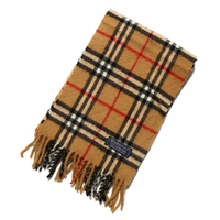 バーバリーズ 英国チェックマフラー 32785 ベージュ系 定番のチェック柄