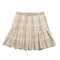 バーバリーブルーレーベル チェック巻きスカート ベージュ系 38159 レディース