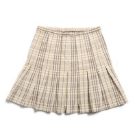 バーバリーブルーレーベル チェック巻きスカート ベージュ系 38159 レディース