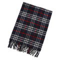 バーバリーロンドン チェックマフラー 31668 紺系 チェックがお洒落