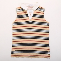 バーバリーロンドン 英国チェックノースリーブシャツ 26044 ベージュ系 キッズ 可愛いノースリーブ