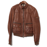 レザージャケット 38 バーバリーロンドン 43485 BURBERRY LONDON ブラウン系 レディース