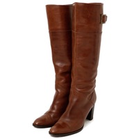 レザーロングブーツ 5 バーバリーブルーレーベル 62940 BURBERRY BLUE LABEL ブラウン系 レディース