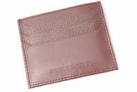 新品 ブラウンレザーカードケース　高級感あふれる大人の質感　バーバリーロンドン 12025