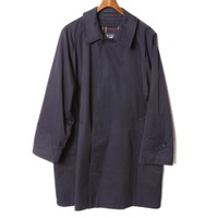 裏地チェックステンカラーコート  バーバリーズ br01001729 Burberrys ネイビー メンズ