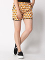 WEGO/プリントランニングショーツ