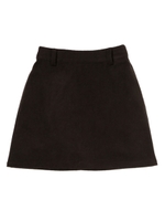 ハーネス付きスカート/ブラック