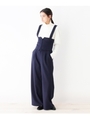コルセットつきワイドパンツ/ネイビー(093)