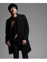 ツイードヘリンボーンチェスターコート/ブラウン(442)