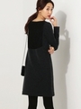 〓★JOC バックレース 切り替えニットワンピース/DK.GRAY