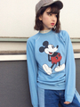 【USED】 ミッキー キャラクタースウェット