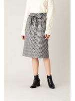 T／Rベルテッドストレートスカート/カーキ(180)