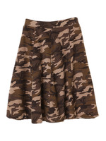 カモコーデュロイフレアスカート