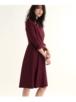 レースMIXタックワンピース/ブラック(019)