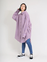 PUNYUS/バックボタンシャツワンピース