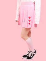 WC/ハートプリーツスカパン