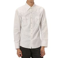 バーバリーブラックレーベル シャツ 40883 ホワイト系 メンズ ホワイトシャツで爽やかに