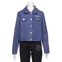 フリルデニムジャケット