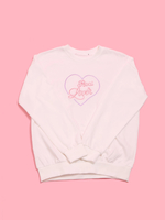 WC/ハート刺繍スウェット