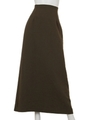 FLAT WOVEN スカート/KHAKI