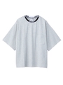 RIB LOGO POCKET S/S TEE/ホワイト
