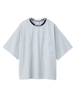 RIB LOGO POCKET S/S TEE/ホワイト