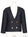 WASHED DENIM JAKETS/STR