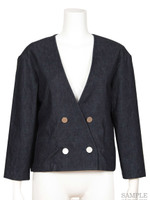 WASHED DENIM JAKETS/STR