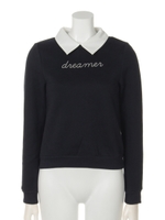 【sw】付け襟プルオーバー/NVY