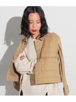 カーゴポケットチノワイドスリーブジャケット/ベージュ(005)