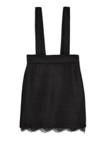 サロペットスカート/ブラック