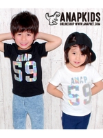 【ANAP KIDS】ホログラムロゴTシャツ/ホワイト(001)