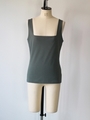 [BED&BREAKFAST]TWISTED BARE Sleeveless Top/KHAKI