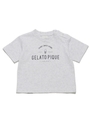 アイスクリームワンポイント baby Tシャツ/GRY