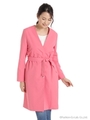 グログランカラーレスコート/ピンク