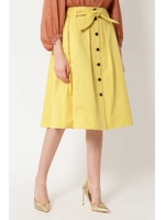 リラカラータックスカート/YELLOW(060)