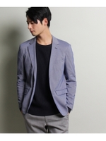 【洗濯機OK】サーフニットジャケット/ブルー(092)