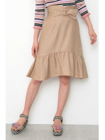 カラーマーメイドスカート/ベージュ(040)