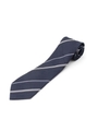 シルクレジメンタルストライプネクタイ/ネイビー(393)
