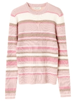 ・マルチラメリブニットプルオーバー/ライトピンク